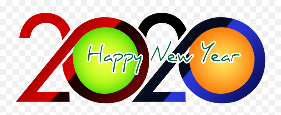 Happy New Year 2020 Png Hd Download Naveengfx - Dot,Happy New Year 2020 Png