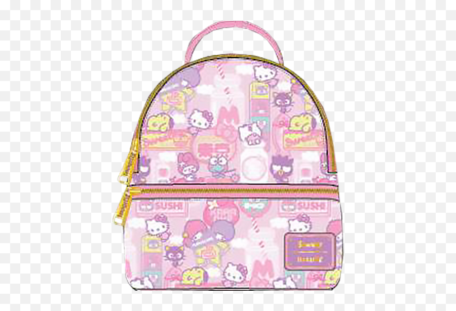 Hello Kitty Kawaii Convertible Mini Backpack By Loungefly - Hello Kitty Mini Backpack Png,Hello Kitty Transparent