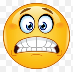 Funny Emoticons - Yikes Emoji Face Png,Excited Emoji Png