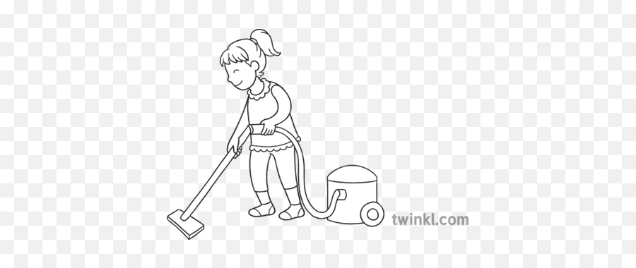 Child Vacuuming Household Tasks Chores - Household Cleaning Supply Png,Chores Icon