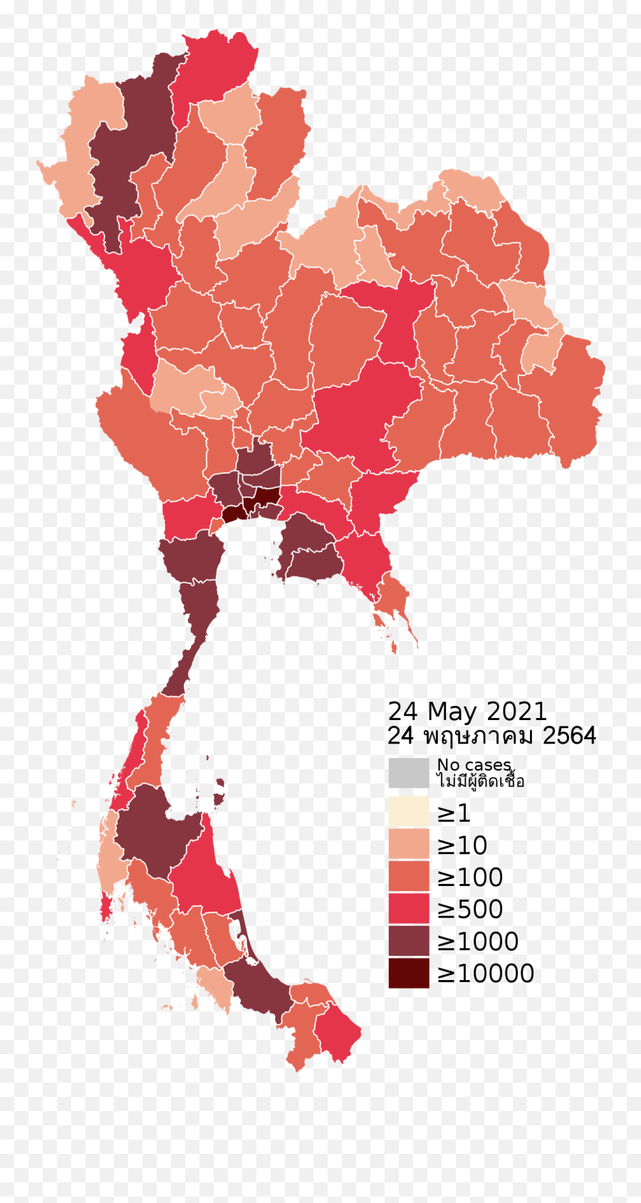 Covid 19 Pandemic In Thailand Wikipedia Map Design Png T4 - person Eam Icon