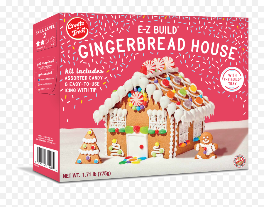 E - Create A Treat Gingerbread House Png,Gingerbread House Png