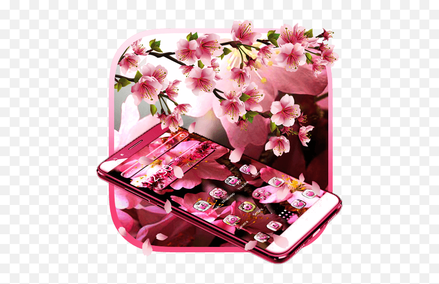 Pink Cherry Blossom Theme - Apps On Google Play Png,Application Icon For Cherry Mobile