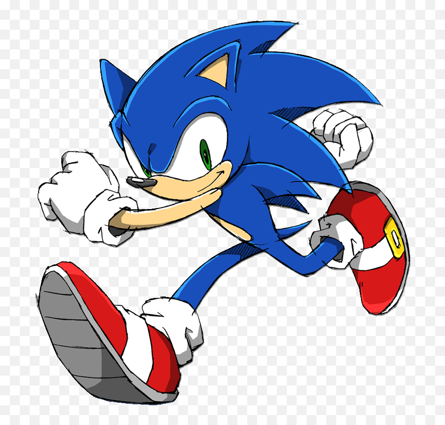 Sonic Corriendo Png Image - Sonic The Hedgehog In Color,Sonic The Hedgehog Transparent