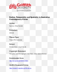Pdf Bodies Temporality And Spatiality In Australian - Griffith University png