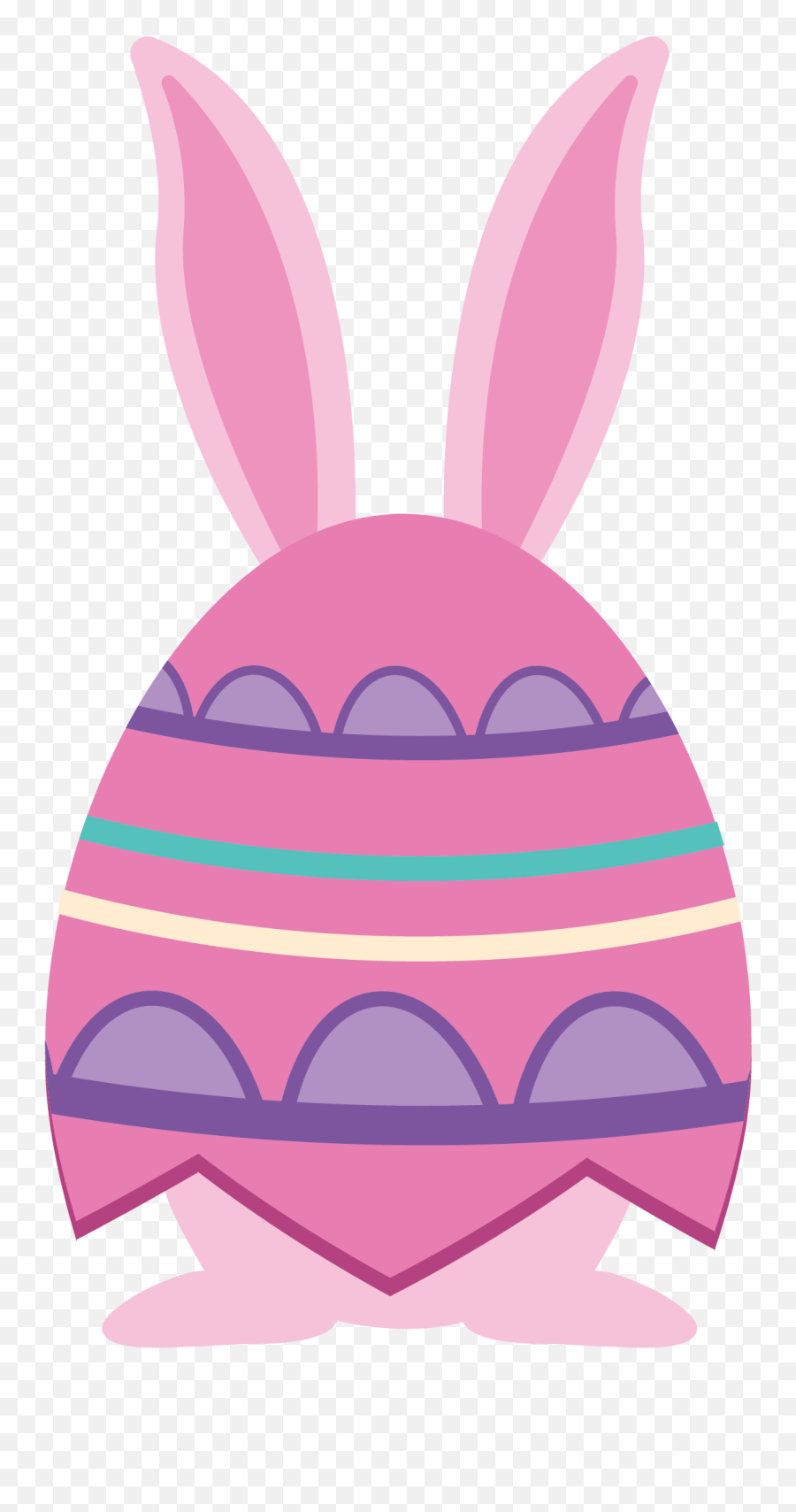 Easter Bunny Egg Pink Flat Icon - Girly Png,Google Flat Icon