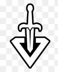 Virtuous Gaming Sticker - White Language png