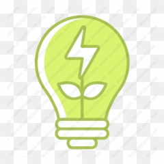 Download Power Of Nature Vector Icon Inventicons - Incandescent Light Bulb png