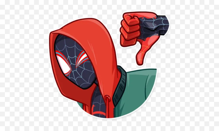 Spiderverse By Vale M - Sticker Maker For Whatsapp Spider Man Telegram Sticker Png,Spiderman Icon Tumblr