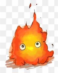 30 Png Stickers For Notion Ideas Book Icons Notions - Transparent Calcifer Moving Castle