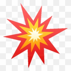 Collision Joypixels Sticker - Sparks Explosion Icon Png