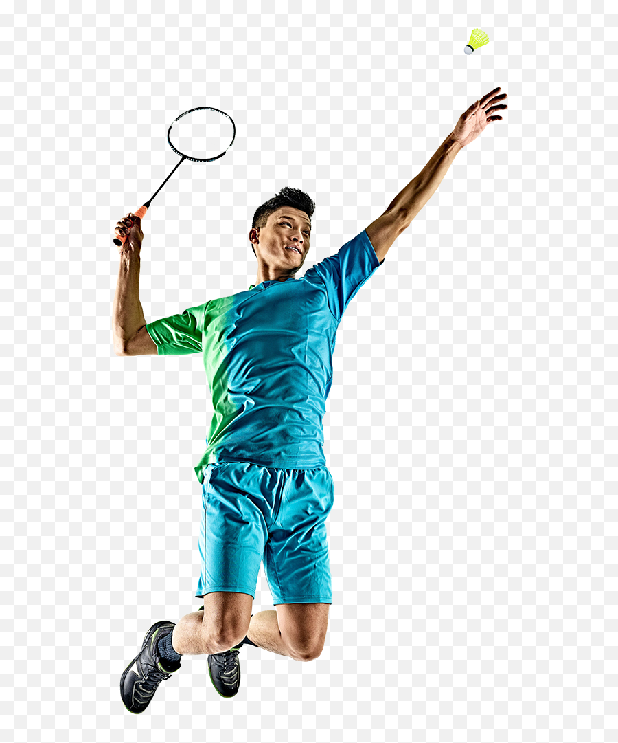 Accurate Flight Pattern - Man Playing Badminton Clipart Badminton Man Png,Badminton Png