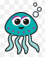 Jellyfish Clipart - Png Download Full Size Fish
