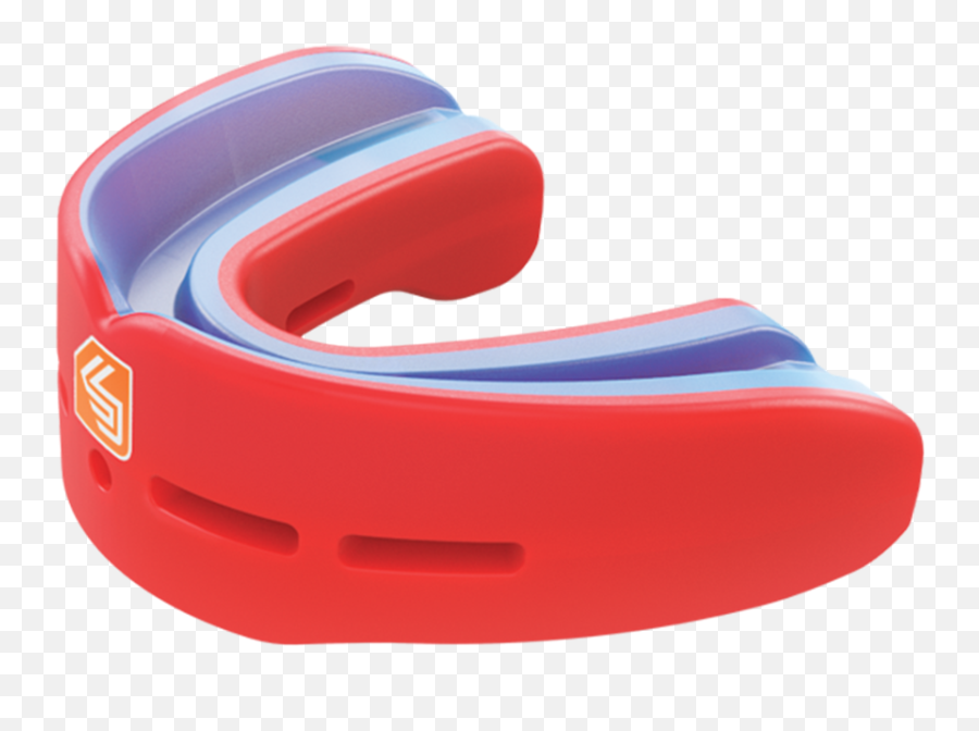 Shock Doctor 6600 Double Nano Mouthguard Youth Red - Mouth Guard Dual Png,Icon Devil Dog Helmet