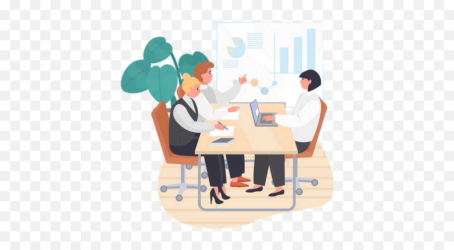 Best Premium Business Team Doing Meeting - Conversation Png,Business Team Icon