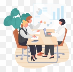 Best Premium Business Team Doing Meeting - Conversation png