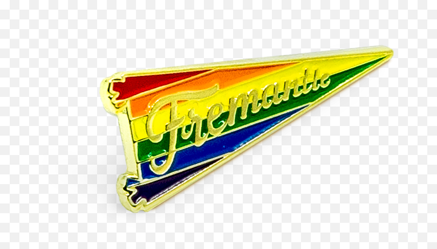 Fremantle Pride Pennant Flag Pin - Language Png,Flag Albania Icon Pin