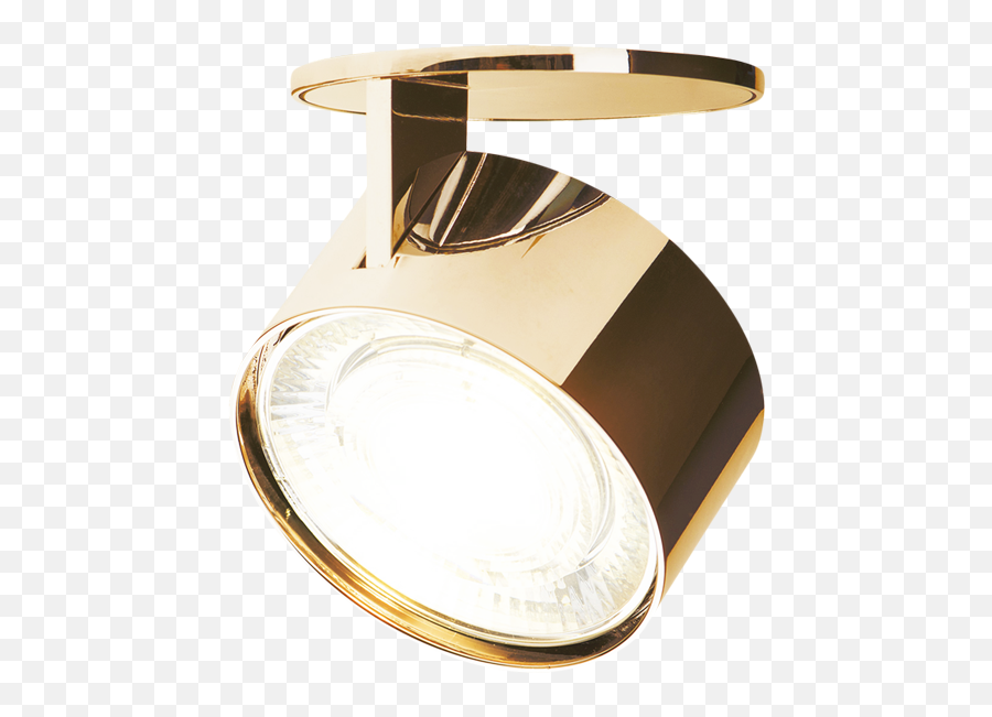 Led Brass Recessed Swivel Spotlight - Cosmetics Png,Spotlights Png