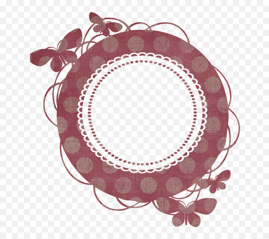 Frame Butterfly Vintage - Tampon Du Pere Noel Png,Fancy Circle Png