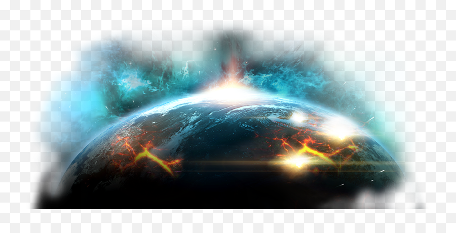 Download Galaxy Png Transparent Images - Planet On Fire Galaxy And Planet Png,Fire Transparent