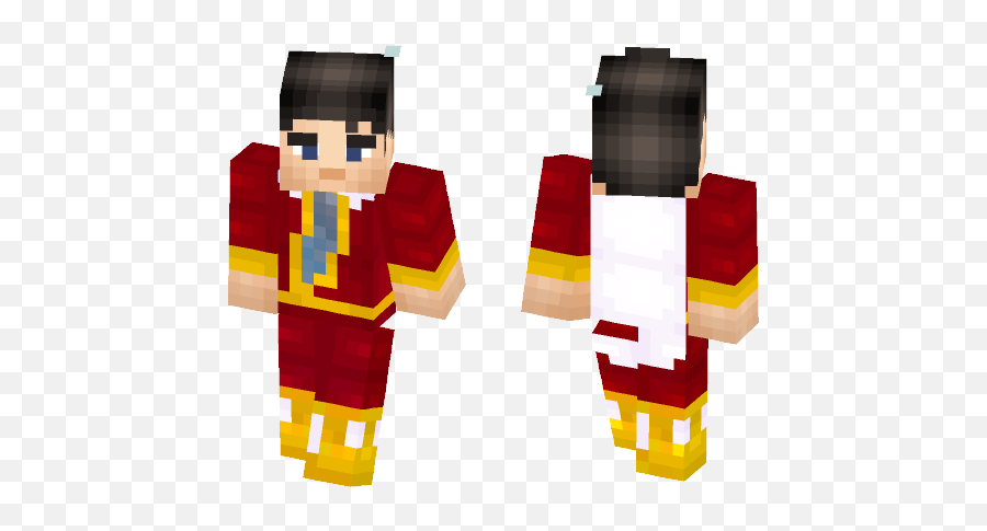 Download Shazam Dc Rebirth Minecraft Skin For Free - Fictional Character Png,Shazam Png