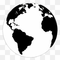 Download Icon Globe - Cabo Verde On The PNG Image with Earth Black And White Png