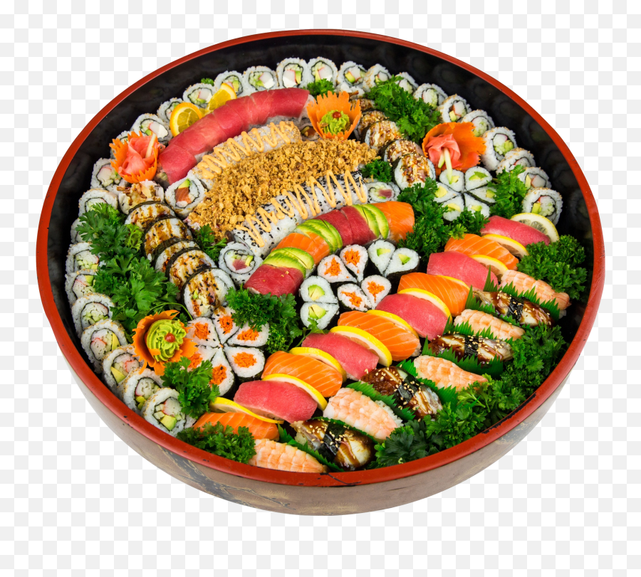 Sushi Platter 164 Pcs - Sushi Platter Png,Sushi Transparent