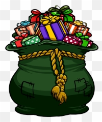 Marbles Clipart Sack - Santa Claus Bag Clipart Png Santa Bag With Presents,Sack Png