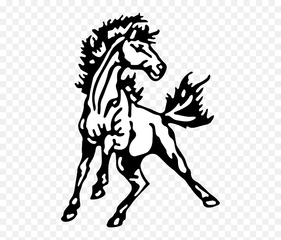 Mustang Mascot Clip Art Png Image With - Will Rogers Middle School Logo,Mustang Mascot Logo