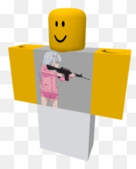 Anime Girl With M16 - Brick Hill Brick Phineas And Ferb Png,M16 Png