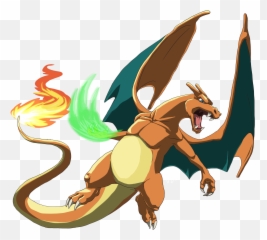 006 Charizard Used Dragon Claw And Flamethrower - Pokemon Dragon Png,Charizard Png