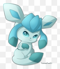 Chibi Jolteon - Chibi Glaceon Full Size Png Download Seekpng Kawaii Imagenes De Pokemones,Glaceon Png
