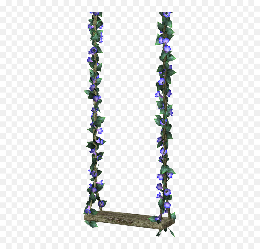 Flower Vine Swing Png Clipart - Flower Swing Png,Flower Vine Png