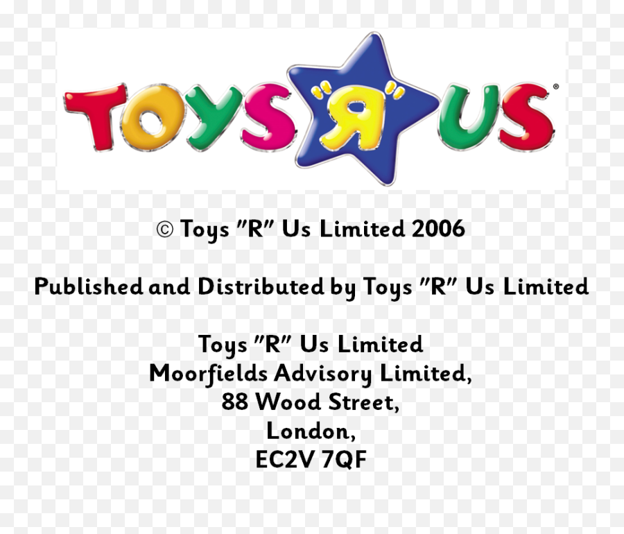 Filetoys R Us Copyright Noticepng - Wikimedia Commons Toys R Us Logo 2006,Toys Png