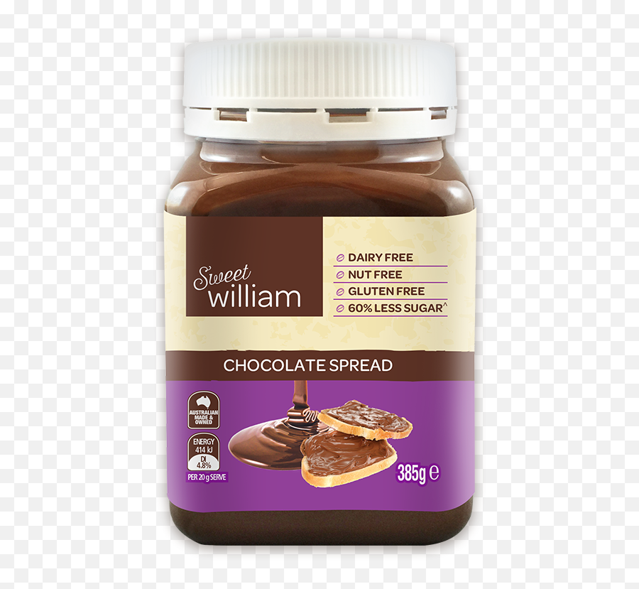 Sweet William Chocolate Spread - Dairy Free Vegan Chocolate Spread Png,Cocoa Png