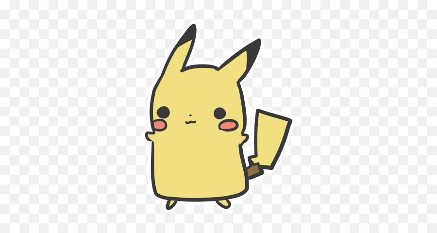 Download Hd Jigglypuff Drawing Chibi - Clip Art Png,Pikachu Transparent Background