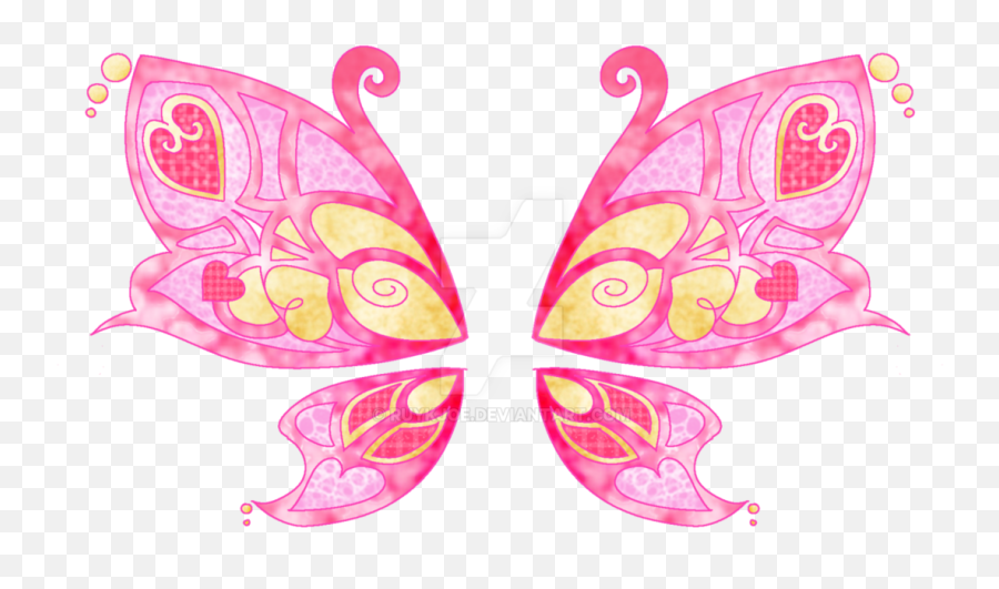 Pink Fairy Wings Png - Pink Fairy Wings Png,Fairy Wings Png