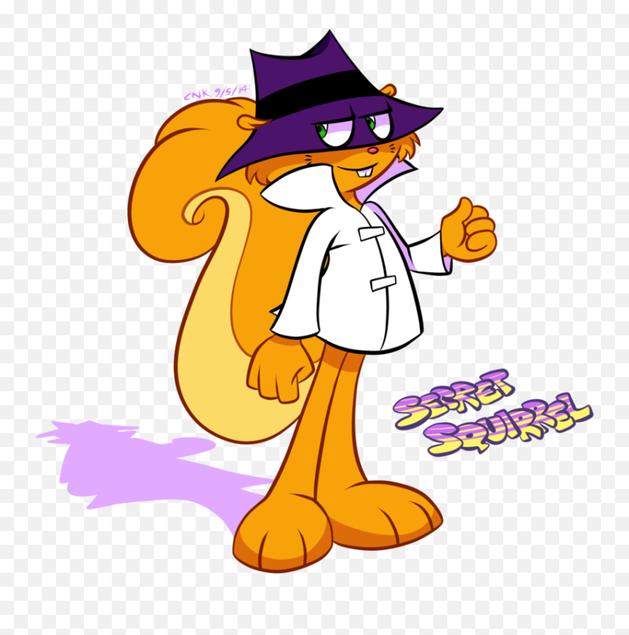 Secret Clipart Shhh - Secret Squirrel Anime Full Size Png Secret Squirrel Fanart,Shhh Png