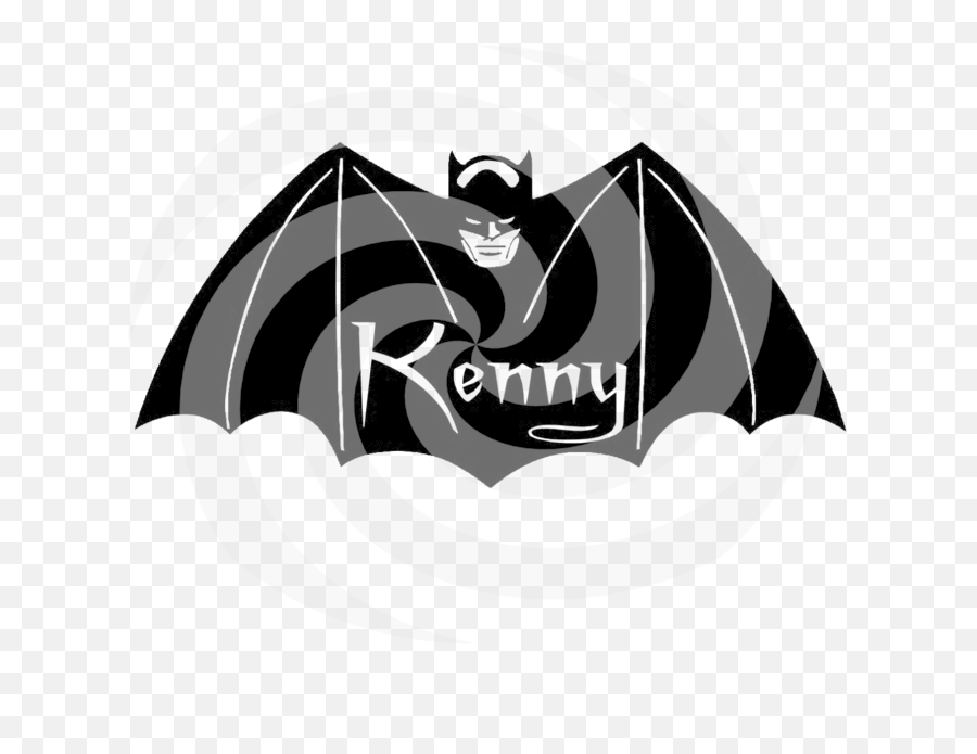 Batman Kenny Name - Digital Clipartart Clipgift Tagtshirtnotebookscrapbookbannerbackgroundgift Card Batman Symbol Evolution Gif Png,Batman Logo Transparent Background