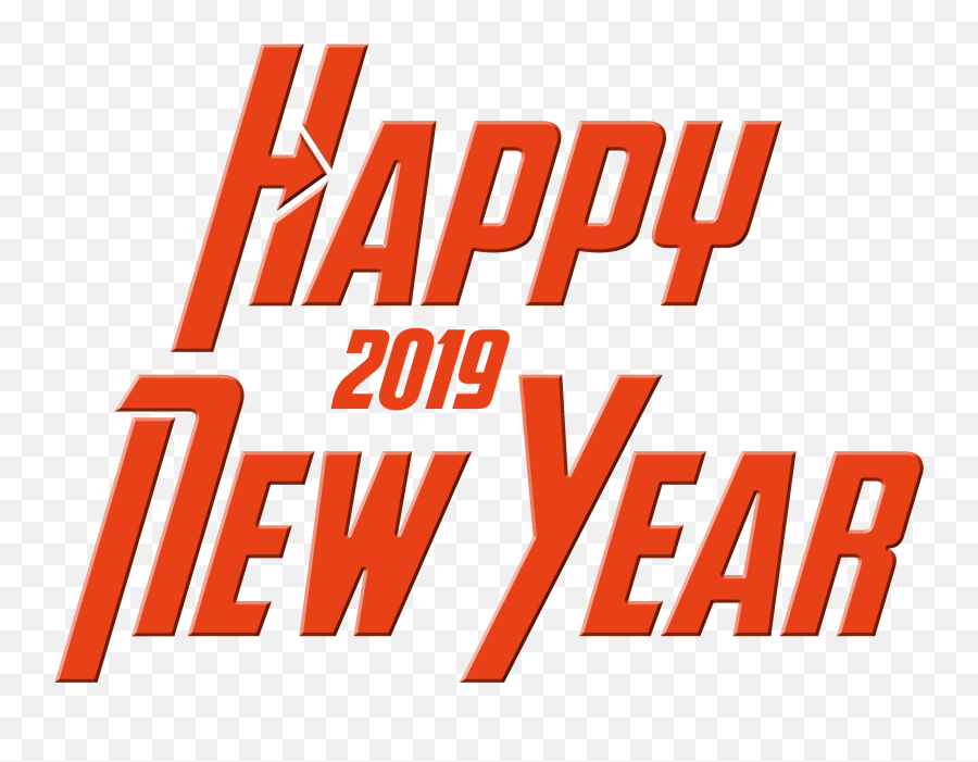 2019 Happy New Year Png Text - Picsart Background Hd New,Happy New Years Png