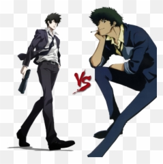 Download Shinya Kogami Vs Spike Spiegel - Shinya Kogami Vs Spike Spiegel Png,Spike Spiegel Png
