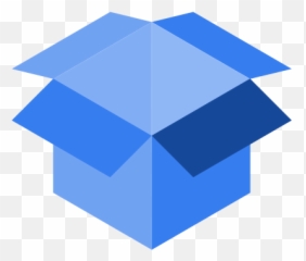 Download Dropbox Icon - Box Png Blue