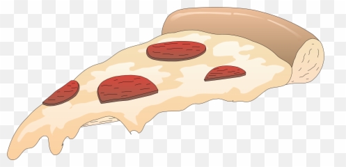 Pizza Vector Png - Cartoon Pizza Slice Png,Pizza Cartoon Png