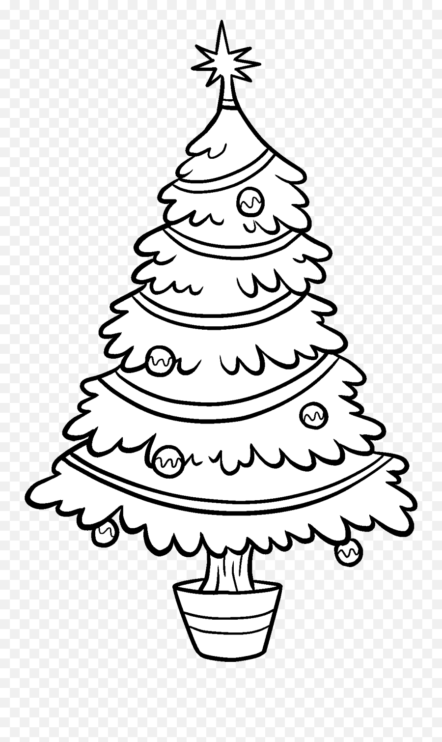 Tree Art Png - Christmas Tree Clipart Drawing,Christmas Tree Clip Art Png