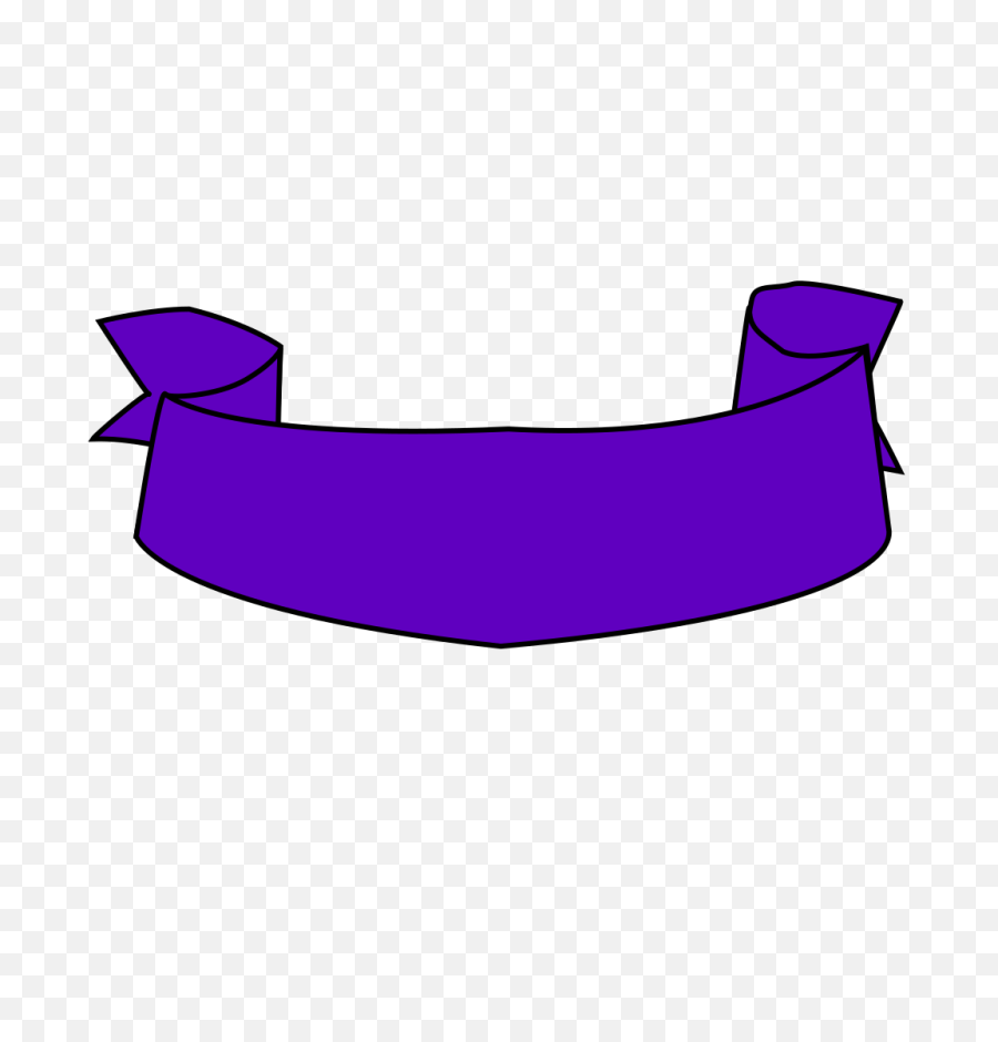 Purple Banner Png Clipart - Blue Banner Clipart,Purple Banner Png