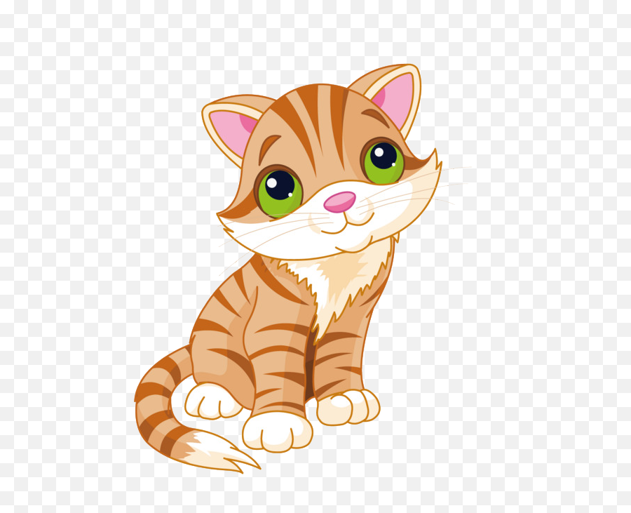 Download Cat Png Cartoon Graphic Black - Cat Clipart Png,Cat Clipart Transparent