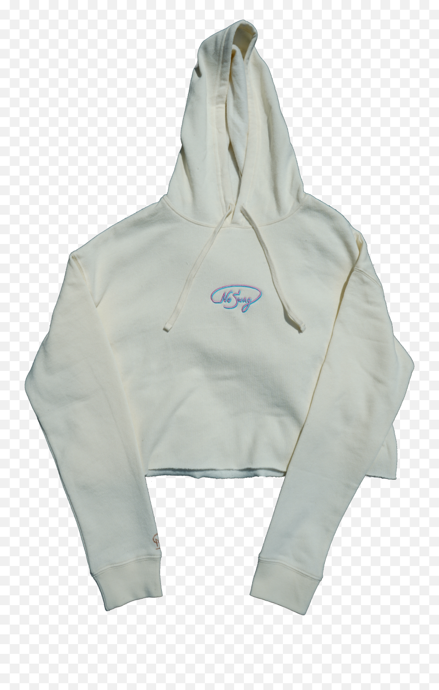 Womenu0027s Arc Logo Cropped Hoodie Bone - Womens Hoodie Png,White Hoodie Png