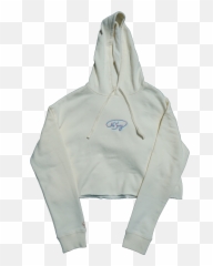 Womenu0027s Arc Logo Cropped Hoodie Bone - Womens Hoodie Png,White Hoodie Png