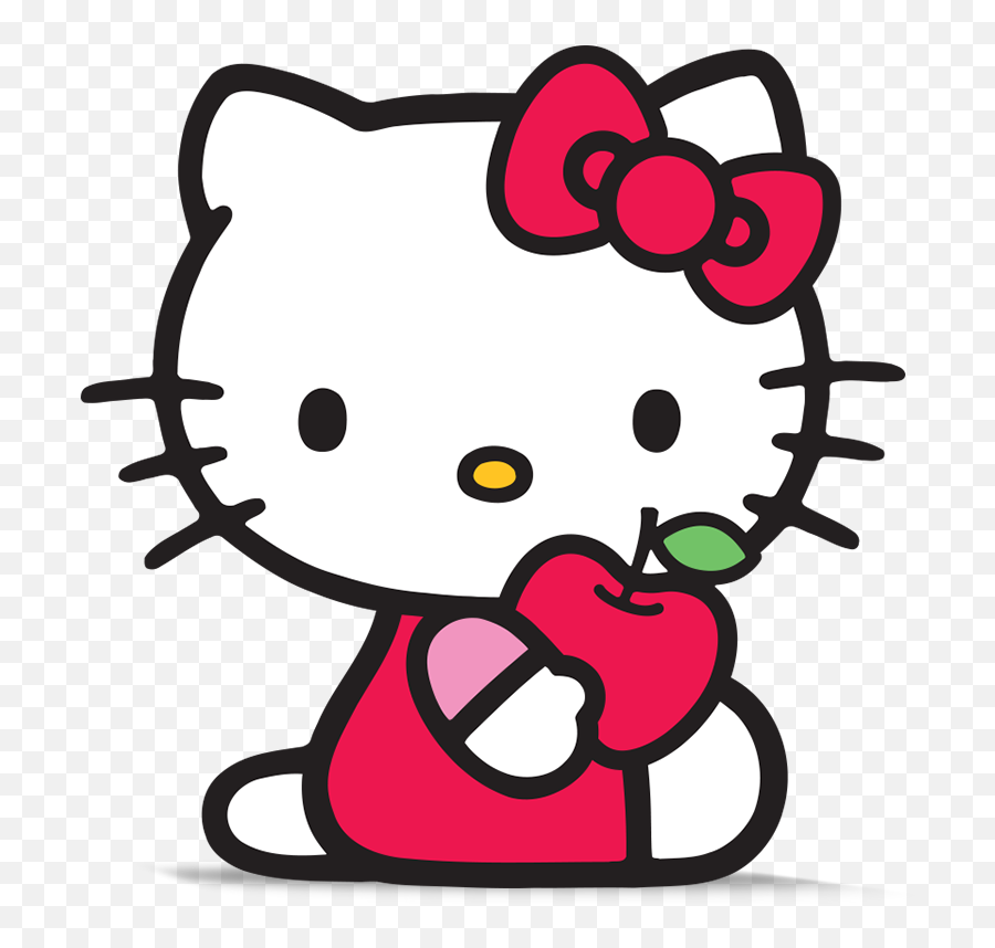 Hello Kitty Logo Png - Hello Kitty With Strawberry,Hello Kitty Logo
