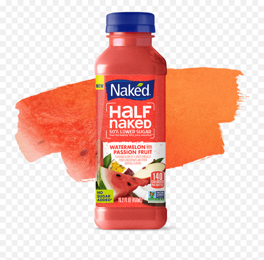 Naked Juice Watermelon With Passion Fruit - Naked Juice Blue Machine Png,Passion Fruit Png